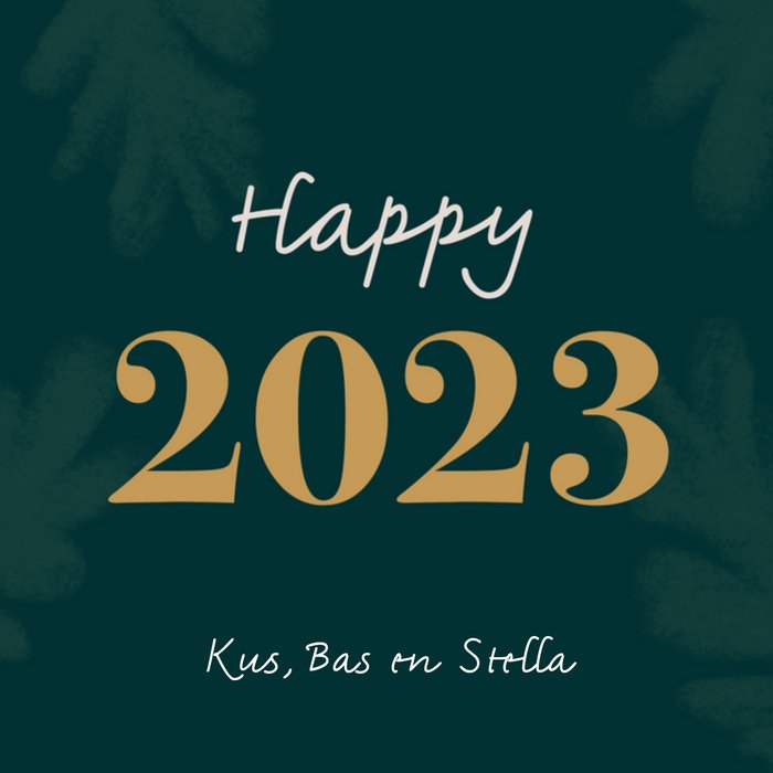Greetz | Nieuwjaarskaart | 2023 | met naam