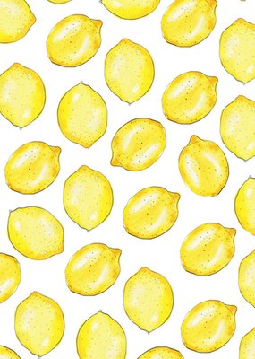 Marie Bodie | Zomaar kaart | citroenen