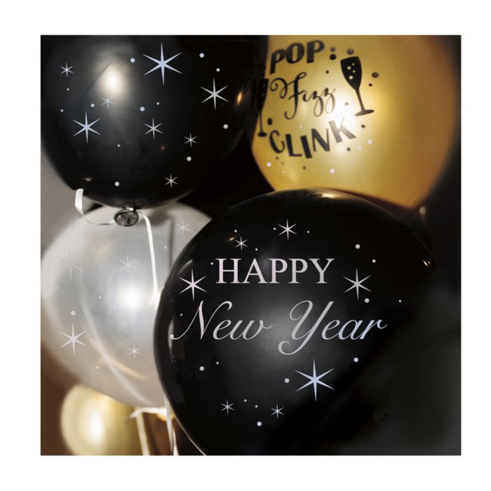 UK Greetings | Nieuwjaarskaart | Ballonnen