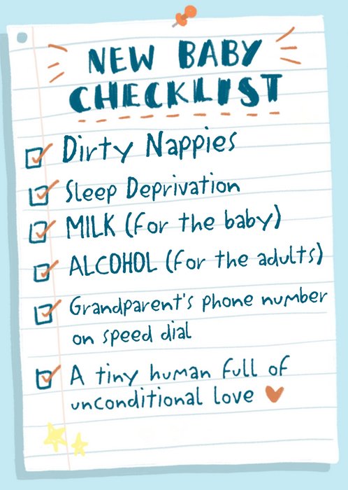 Greetz | Geboortekaart | checklist