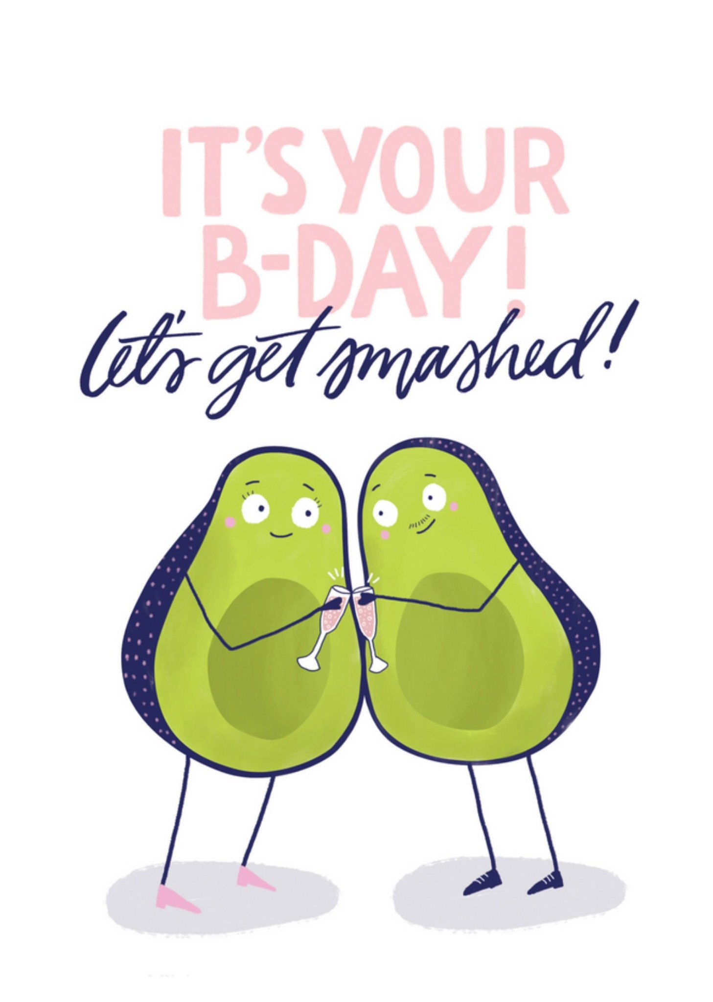 The Cardy Club - Verjaardagskaart - avocado