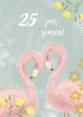 Tsjip | Uitnodiging huwelijksjubileum | Flamingo