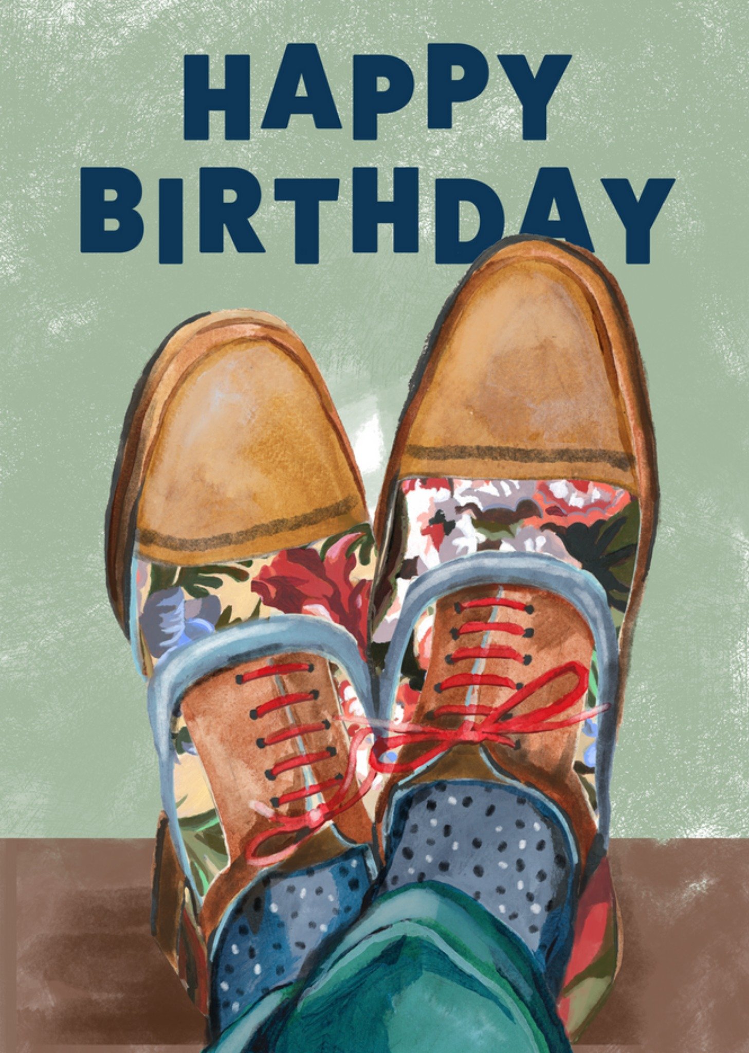 Drunk Girl Designs - Verjaardagskaart - Schoenen