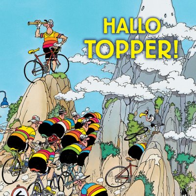 Jan van Haasteren | Complimenten kaart | fietsen