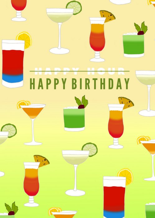 Pearl Ivy | Verjaardagskaart | cocktails