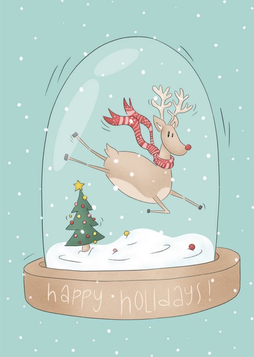 Studio Fred Illustraties | Kerstkaart | Happy Holidays!