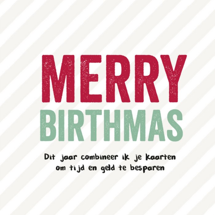 Greetz | Verjaardagskaart | Merry Birthmas
