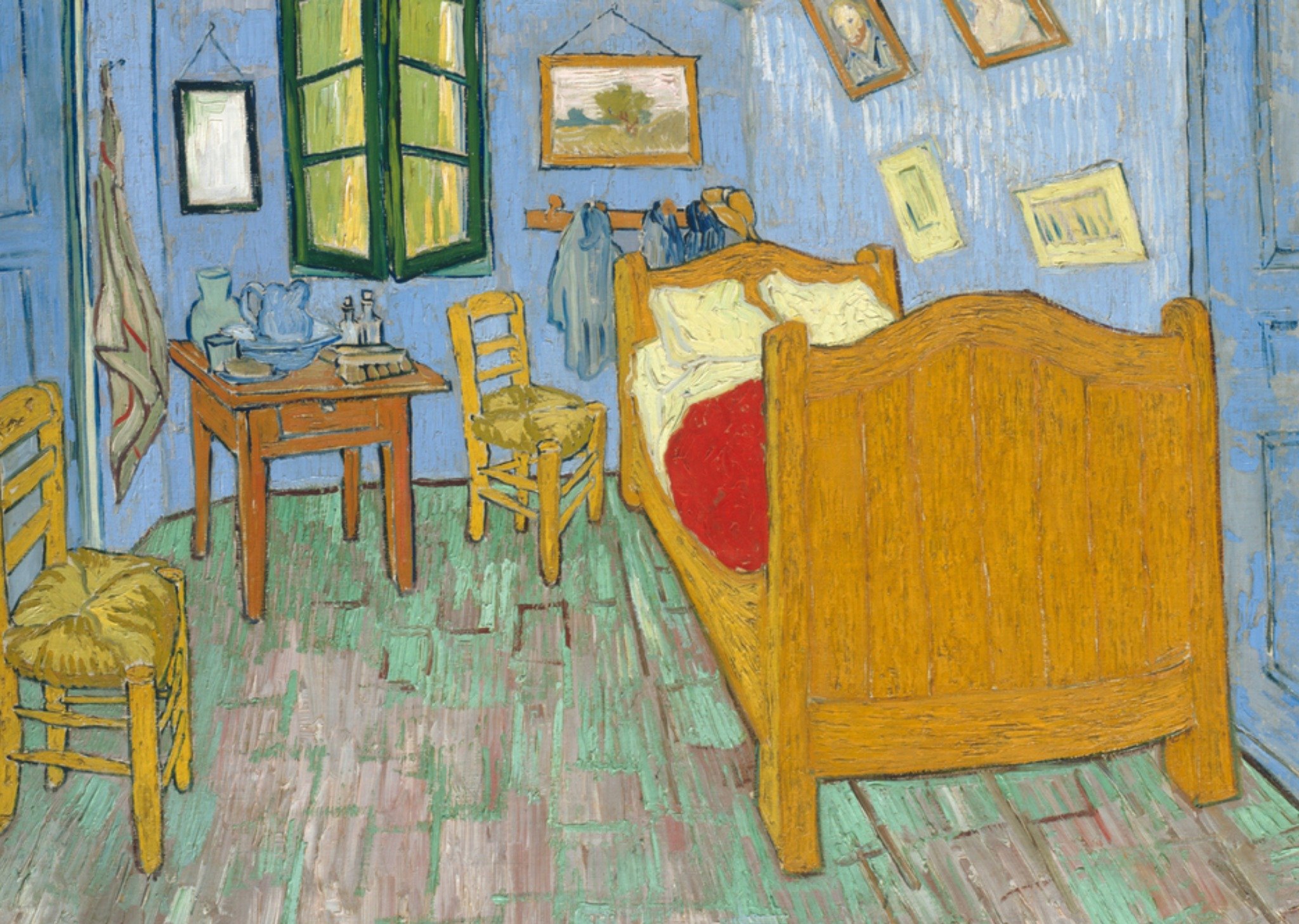 Kunstkaart De Slaapkamer - Vincent van Gogh