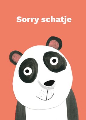 Loes Riphagen | Sorry kaart | Panda