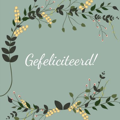 Greetz | Felicitatiekaart | fleurig | tekst