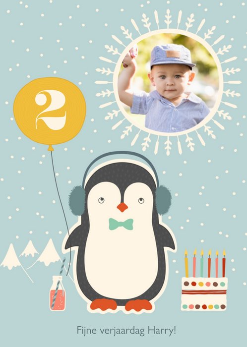 Greetz | Verjaardag | Pinguïn | Naam