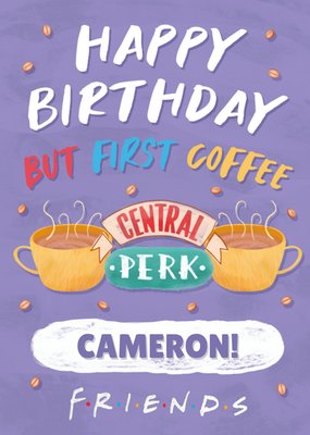 Friends | Verjaardagskaart | Central Perk | Met naam