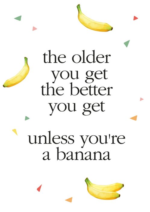 Minikaart | Verjaardag | banaan