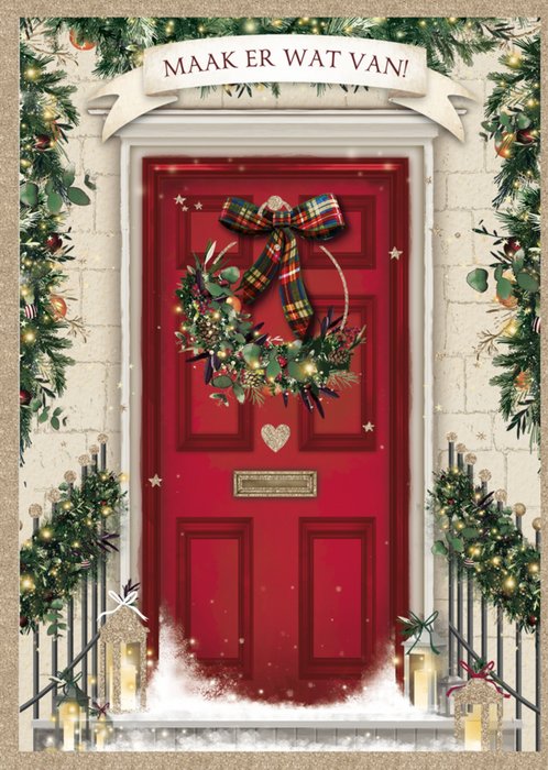 UK Greetings | Kerstkaart | deur