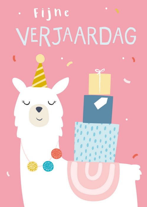 Klara Hawkins | Verjaardagskaart | alpaca