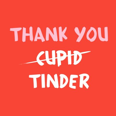 Greetz | Valentijnskaart | Thank you tinder