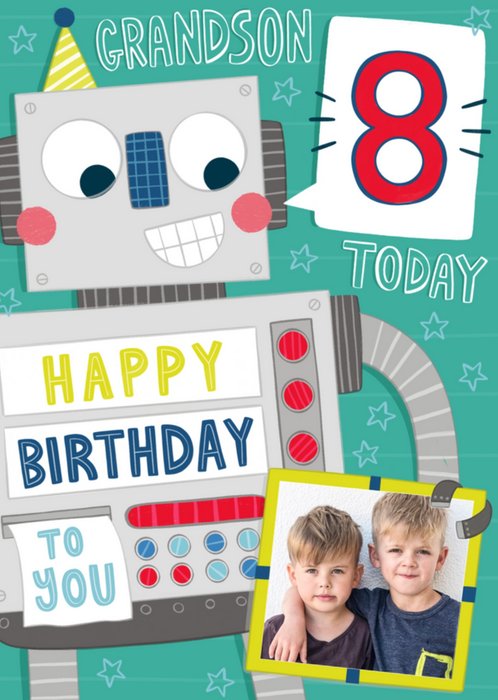 Greetz | Verjaardagskaart | Robot met leeftijd