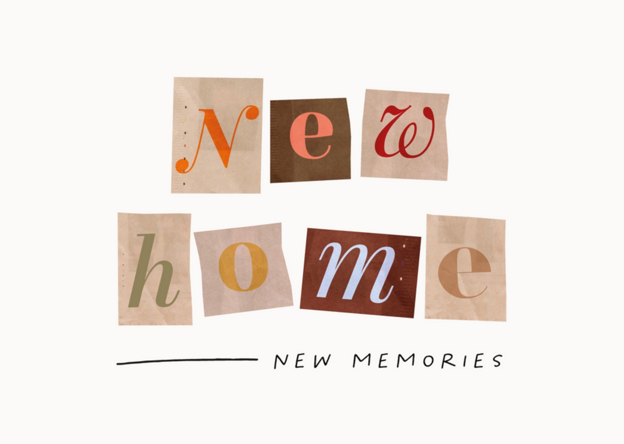 Melolelo - Nieuwe woning kaart - new memories