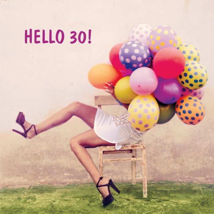 UK Greetings | Verjaardagskaart | Hello 30!