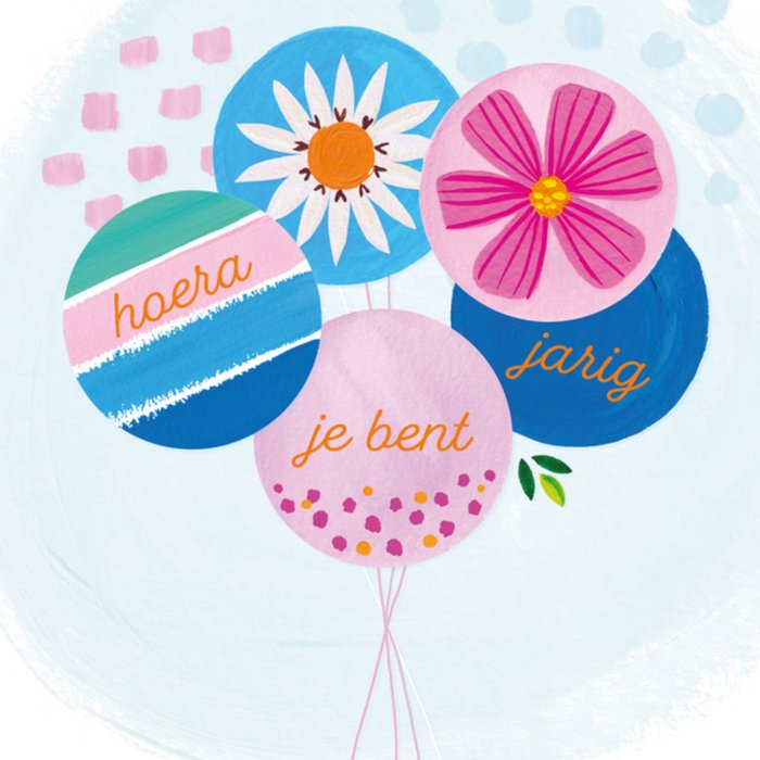 Paperclip | Verjaardagskaart | ballonnen