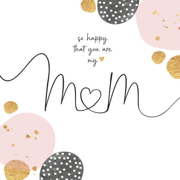 Tsjip | Moederdagkaart | So happy | Mom