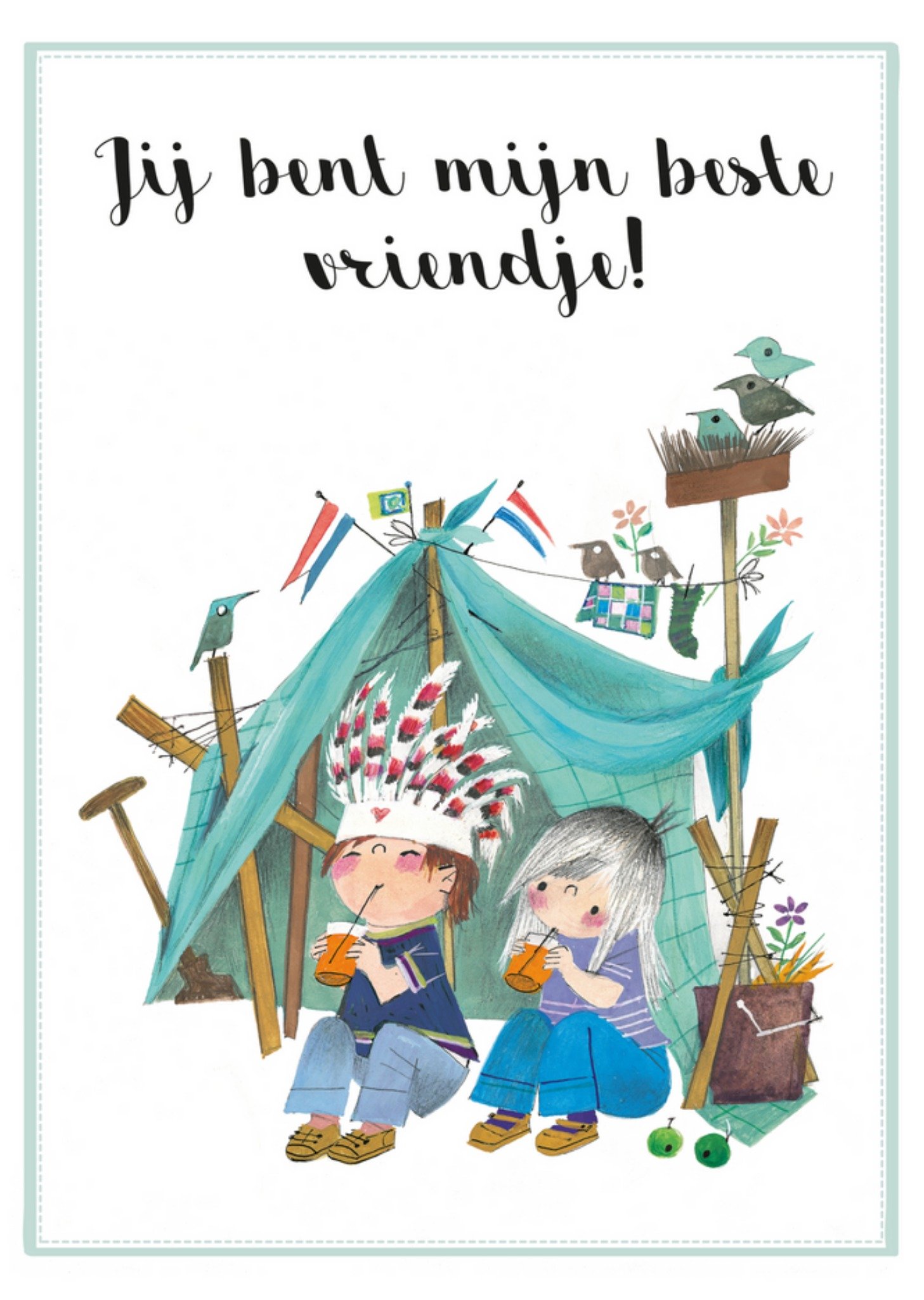 Fiep Westendorp - Vriendschapskaart - tent