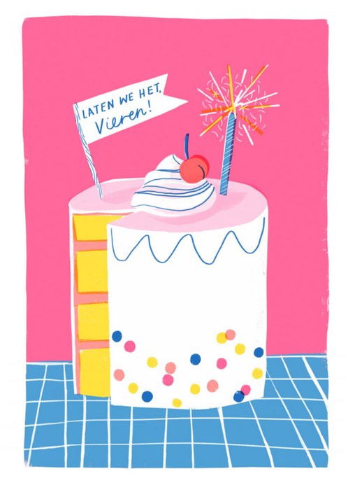 Jess Rose | Verjaardagskaart | taart