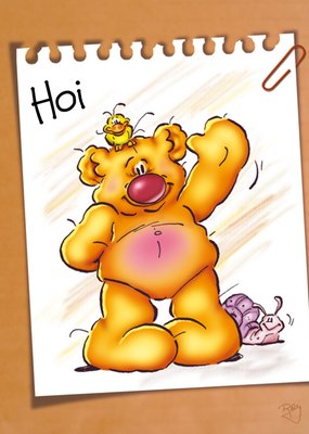 Doodles | Zomaarkaart | beer | hoi