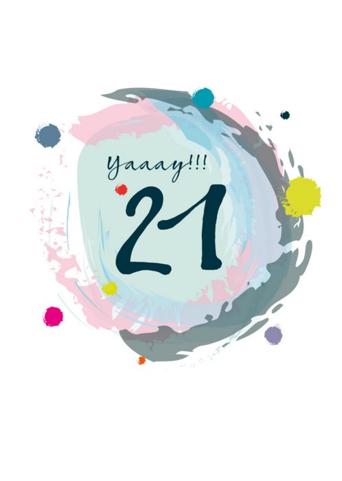 Papagrazi | Verjaardagskaart | Yaaay!!! 21