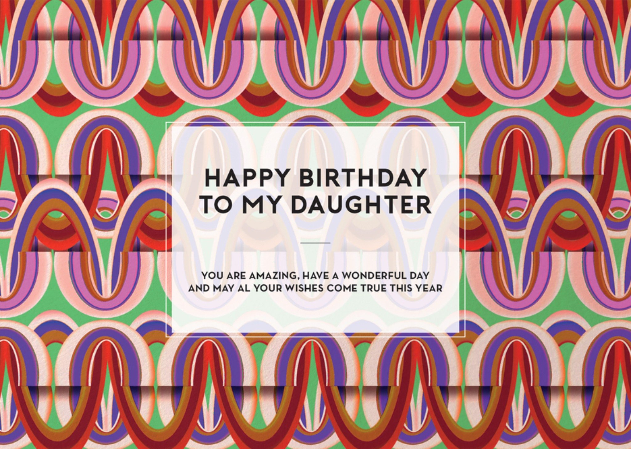 The Gift Label - Verjaardagskaart - To my daughter