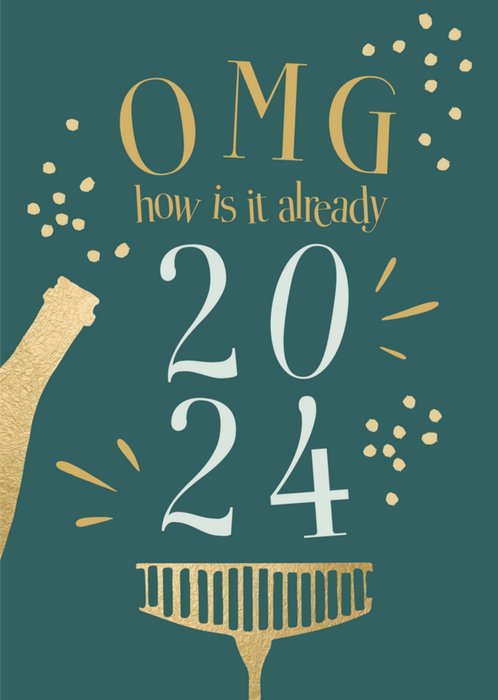 Greetz | Nieuwjaarskaart | OMG | Champagne