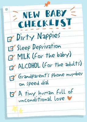 Greetz | Geboortekaart | checklist
