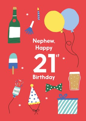Greetz | Verjaardagskaart | neef 21 jaar