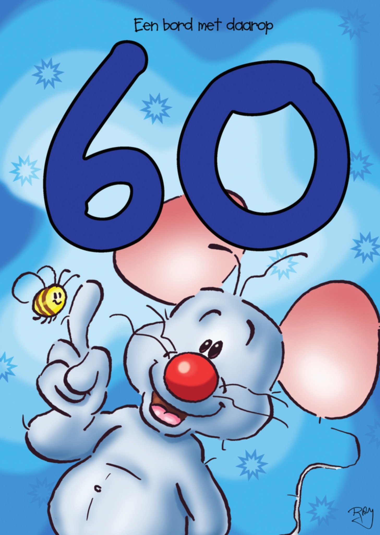 Doodles - Verjaardagskaart - 60 jaar