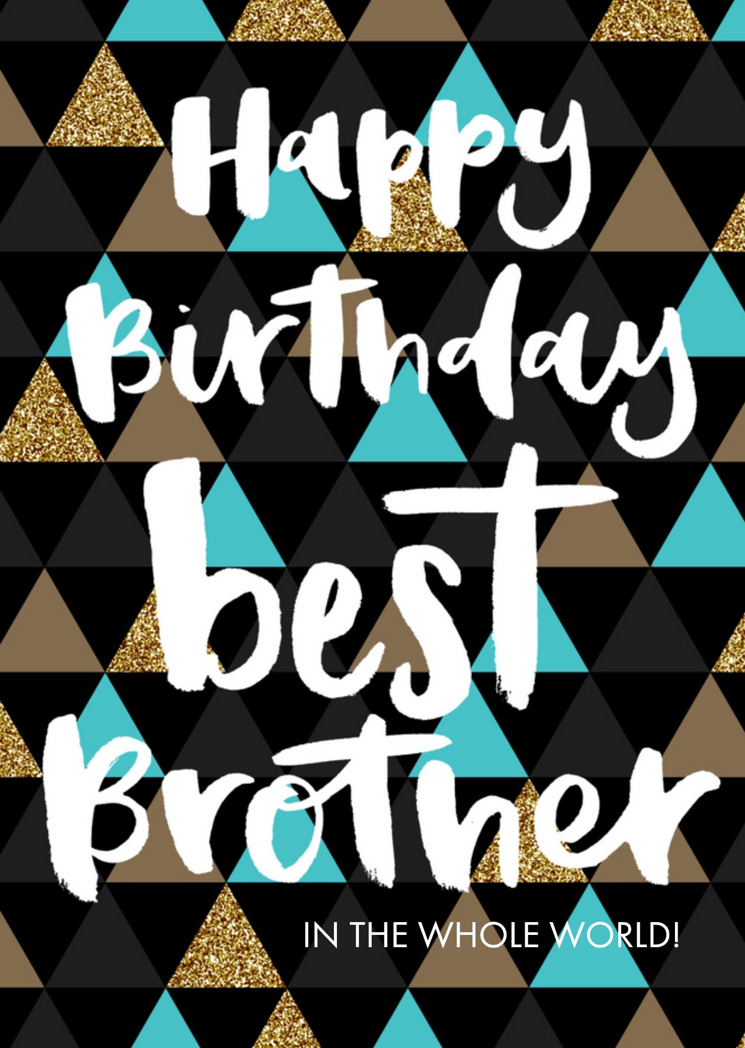 Verjaardagskaart - best brother