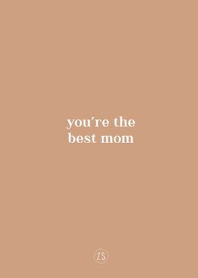 Zusss | Moederdagkaart | Best Mom