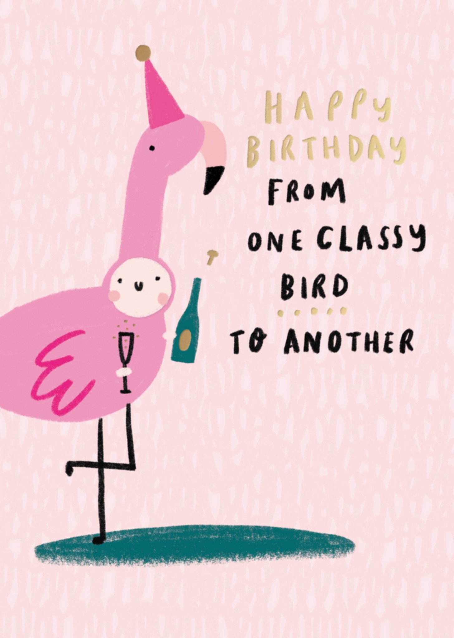 HotchPotch - Verjaardagskaart - flamingo