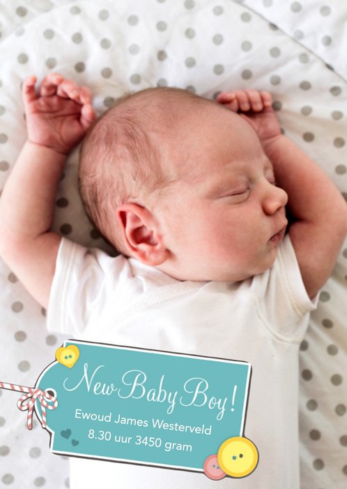 Greetz | Geboortekaart | new babyboy
