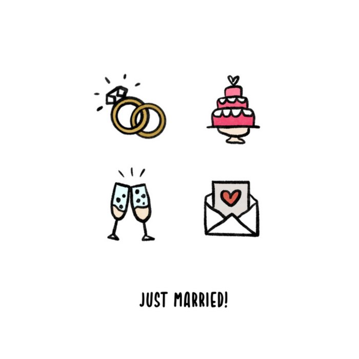 Greetz | Huwelijkskaart | Just married!
