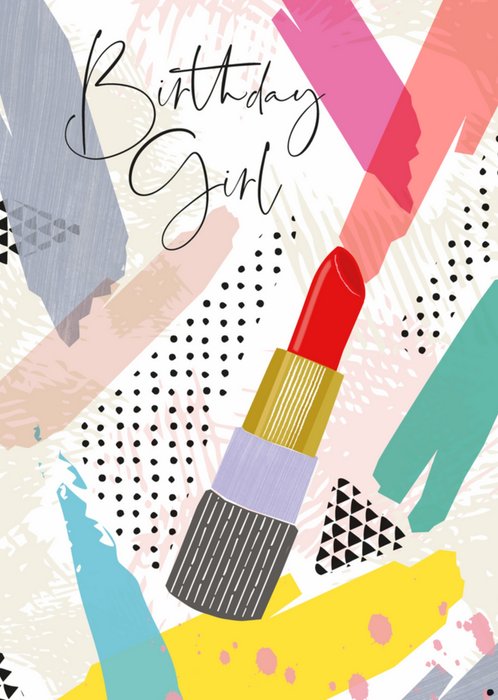 TMS | Verjaardagskaart | Lipstick