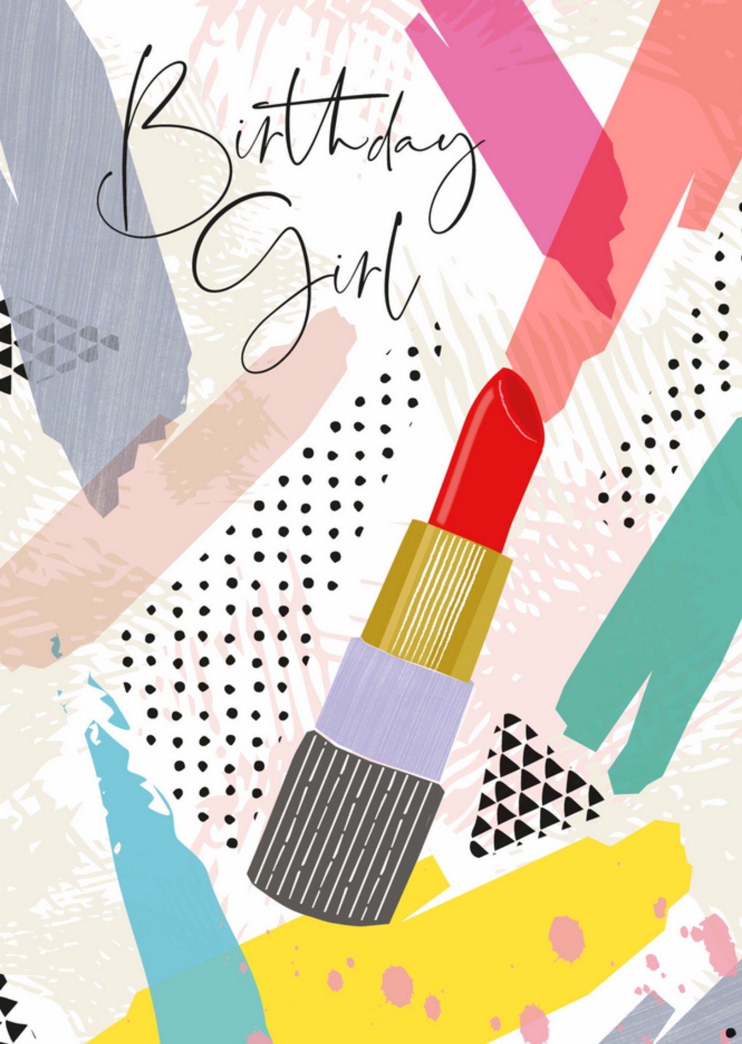 TMS - Verjaardagskaart - Lipstick
