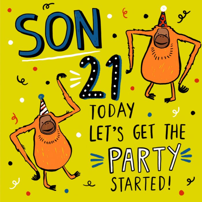 Greetz | Verjaardagskaart | The party started!