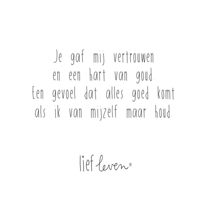 Liefde Quote Kaartje Greetz