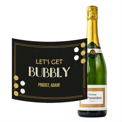 Perriere | Brut Chardonnay | Let's get bubbly met eigen naam | 750ml