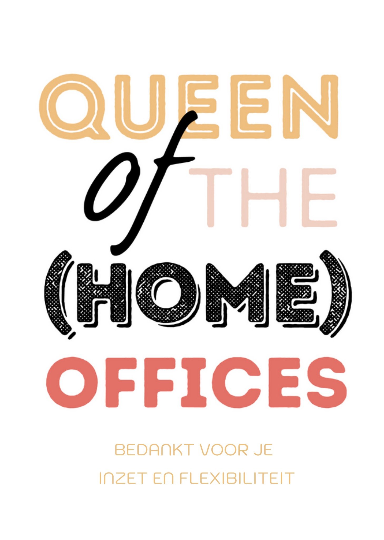 Secretaressedag - Queen - thuiswerken