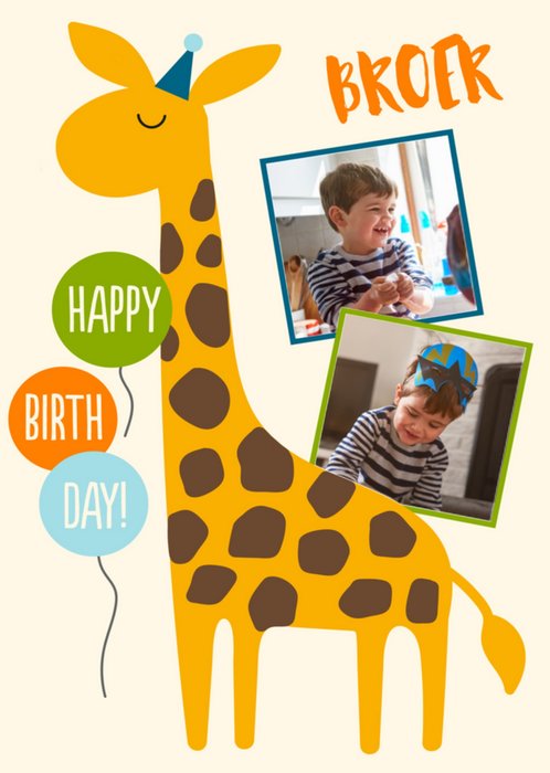 Greetz | Verjaardagskaart | Fotokaart met giraf