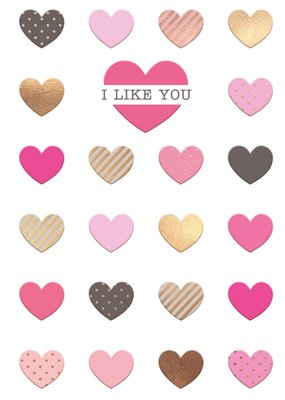 TMS | Valentijnskaart | hartjes | i like you