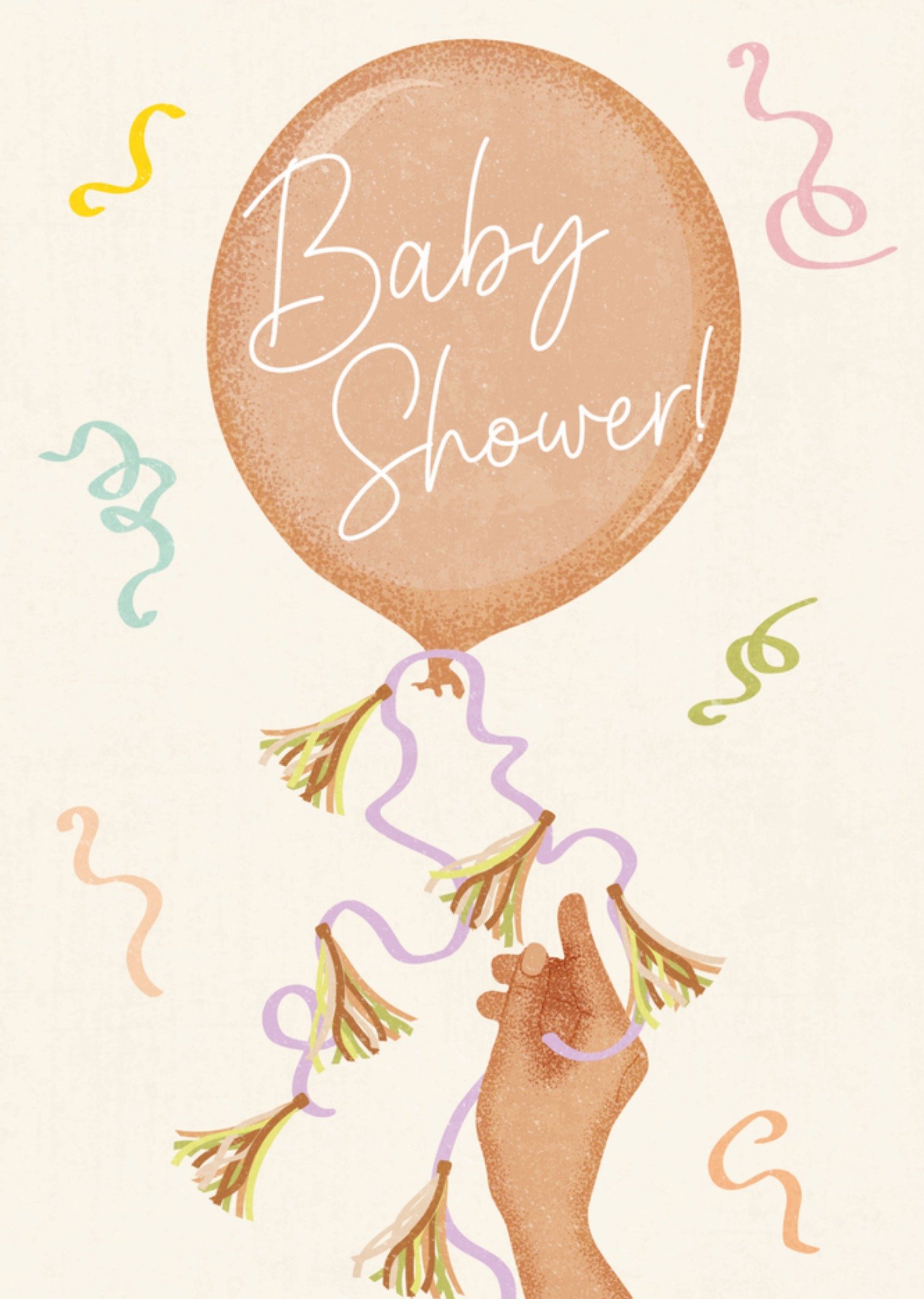 Melolelo - Uitnodiging baby shower - ballon