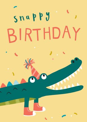 Klara Hawkins | Verjaardagskaart | krokodil