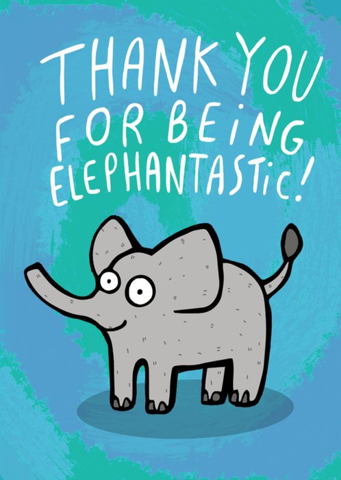 Katie Abey | Bedanktkaart | olifant